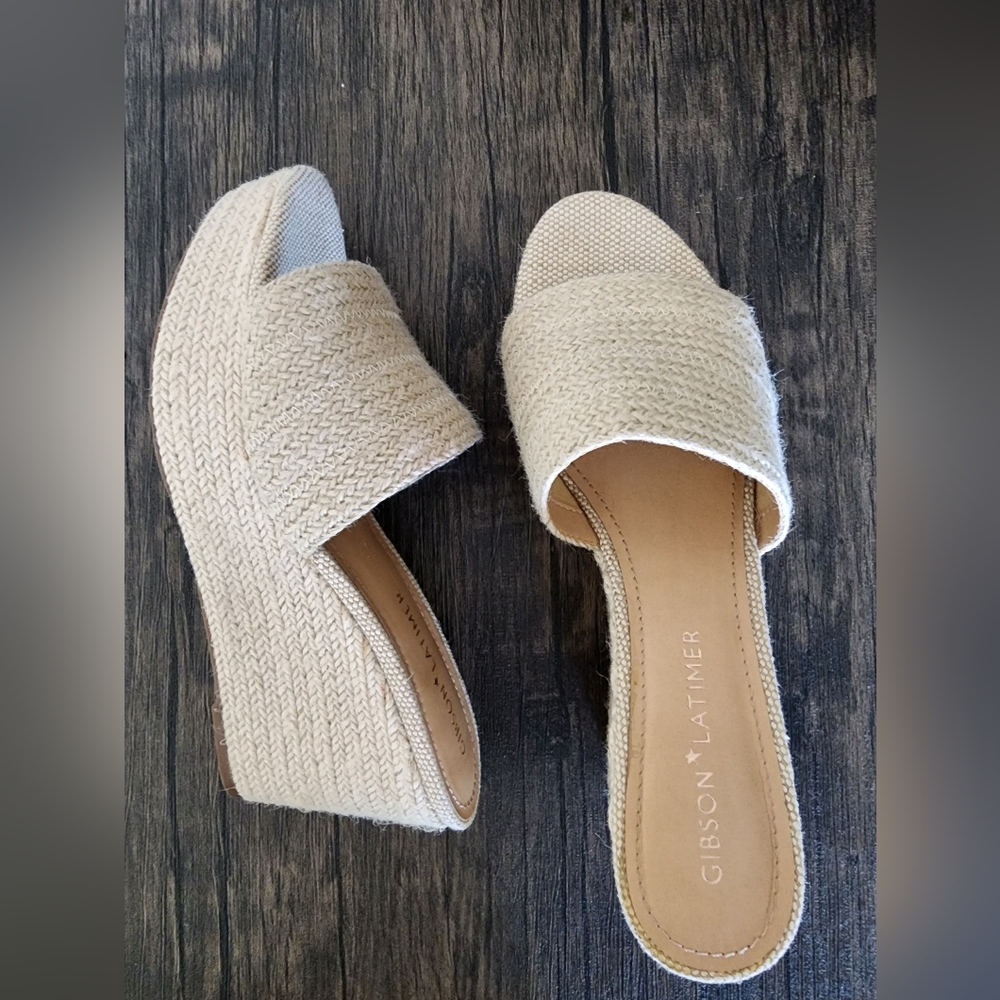 Raffia Platform Sandals